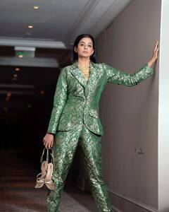 'The Family Man' Actress Priya Mani Exudes Panache In A Green Brocade Pantsuit | See PICS