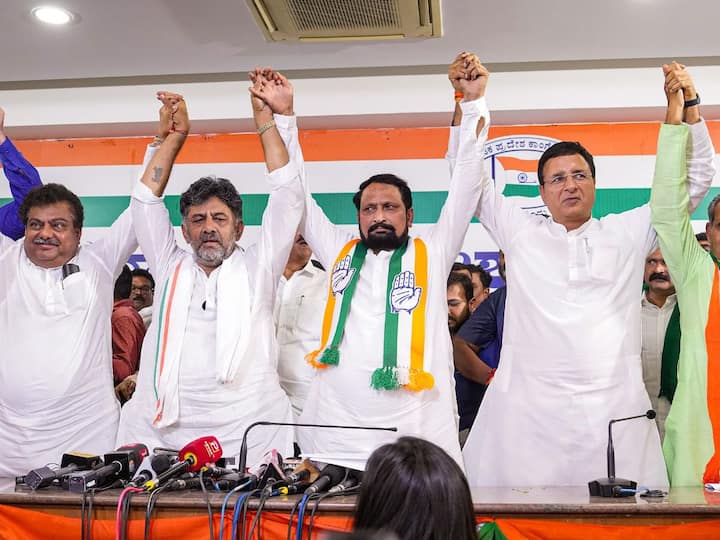 ABP Cvoter Karnataka Election 2023 Opinion Poll Congress Secure Majority BJP JDS 224 Seats ABP Cvoter Opinion Poll: BJP's Fort In Danger As Congress Could Secure Comfortable Majority In Karnataka