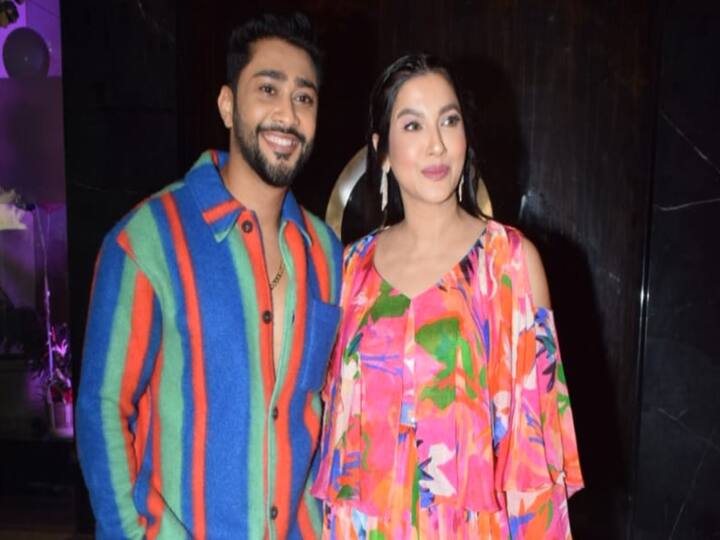 A lavish baby shower was held for the expecting parents by Gauahar Khan's family members.