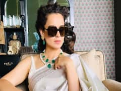 Kangana Ranaut Wears Six Yards Of Elegance At The Airport