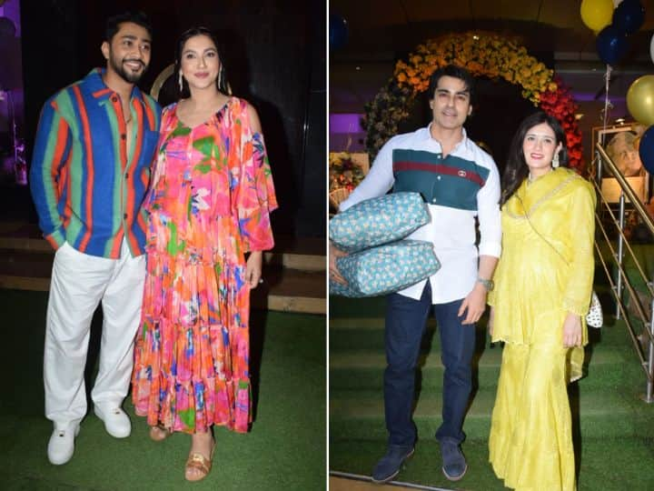 Gauahar Khan Baby Shower: एक्ट्रेस गौहर खान के बेबी शॉवर का स्पेशल प्रोग्राम रविवार यानी आज रखा गया है. ऐसे में गौहर के बेबी शॉवर में तमाम सेलेब्स का जमावड़ा लगा है.