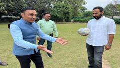 ‘ਖੇਡਾਂ ਵਤਨ ਪੰਜਾਬ ਦੀਆਂ’ 'ਚ ਹੋਣਗੇ ਰਗਬੀ ਮੁਕਾਬਲੇ, ਖੇਡ ਮੰਤਰੀ ਮੀਤ ਹੇਅਰ ਵੱਲੋਂ ਰਾਹੁਲ ਬੋਸ ਨਾਲ ਵਿਚਾਰਾਂ