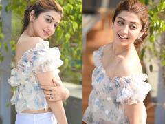 Pranitha Subhas: గౌను లాంటి టాప్ లో ప్రణీత-  గ్లామర్ మెరుపులతో మెస్మరైజ్