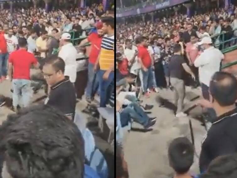 DC, SRH fans fight between Audience during IPL 2023 match in Delhi - watch video Watch Video: போட்டிக்கு நடுவே போர்க்களமான மைதானம்... ஹைதராபாத் - டெல்லி அணிக்கு இடையே பார்வையாளர்களால் பரபரப்பு..!