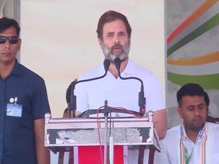 Karnataka Assembly Elections 2023 Rahul Gandhi address the public meeting in tumkur in Karnataka Karnataka Election 2023: 'कांग्रेस ने आपको 91 बार गालियां दी...' कर्नाटक में पीएम मोदी पर बरसे राहुल गांधी- आपने ये नहीं बताया कि प्रदेश के लिए क्या किया