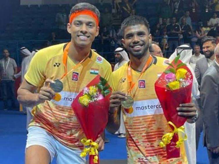 Asian Badminton Championship mens doubles gold medal for the first time n history Many congratulations Asian Badminton : ஆசிய பேட்மிண்டன் சாம்பியன்ஷிப் ஆண்கள் இரட்டையர் பிரிவில் வரலாற்றில் முதன்முறையாக தங்கப்பதக்கம்! குவியும் வாழ்த்துக்கள்!