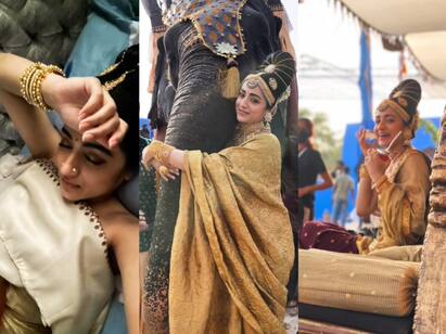 Journey as Kundavai Trisha shares cute video from ponniyin selvan sets Watch Video: குந்தவையாக படப்பிடிப்பு தளத்தில் சாப்பிட்டு, தூங்கி, வாழ்ந்த த்ரிஷா... க்யூட் இன்ஸ்டா வீடியோ!