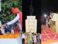 Maharashtra Din 2023 : मुख्यमंत्री एकनाथ शिंदे, उद्धव ठाकरे अन् राज ठाकरेंकडून हुतात्म्यांना नमन