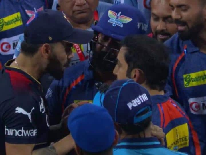 Violent debate between Virat and Gautam Gambhir after the match, video went viral