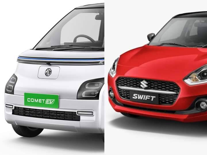 See the full comparison between MG Comet and Maruti Suzuki Swift Car Comparison: देखिए एमजी कॉमेट और मारुति स्विफ्ट का कंपेरिजन, आप कौन सी खरीदेंगे?