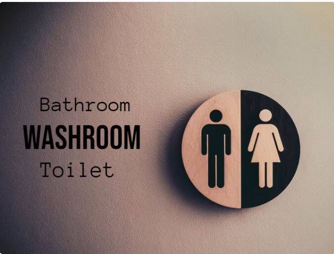 Difference Between Bathroom Restroom Washroom Toilet And Lavatory