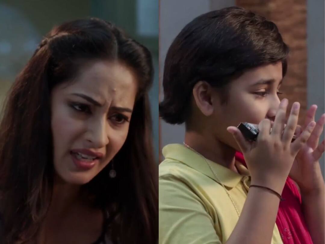 Tuzech Mi Geet Gaat Aahe marathi serial latest update promo viral urmila kothare and priya marathe serial Tuzech Mi Geet Gaat Aahe: मोनिकाने काढून घेतला स्वराजचा माउथ ऑर्गन; 'तुझेच मी गीत गात आहे’ मालिकेचा प्रोमो व्हायरल