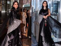 Met Gala 2023: ईशा अंबानी का ब्लैक साड़ी में दिखा स्टनिंग लुक, ग्लैमरस अंदाज ने एक्ट्रेस को भी छोड़ा पीछे