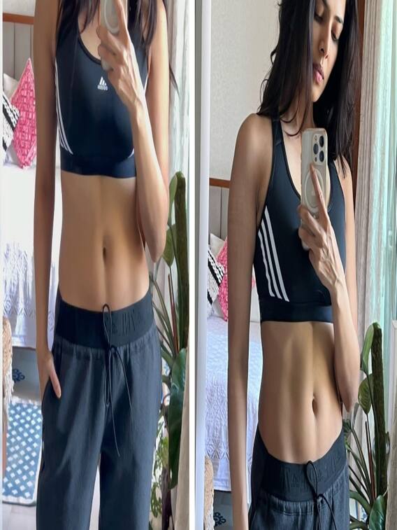 அடுத்த ஷெட்யூலுக்கு நான் ரெடி.. ஒல்லி பெல்லி காட்டி கிறங்கடிக்கும் மாளவிகா மோகனன்!