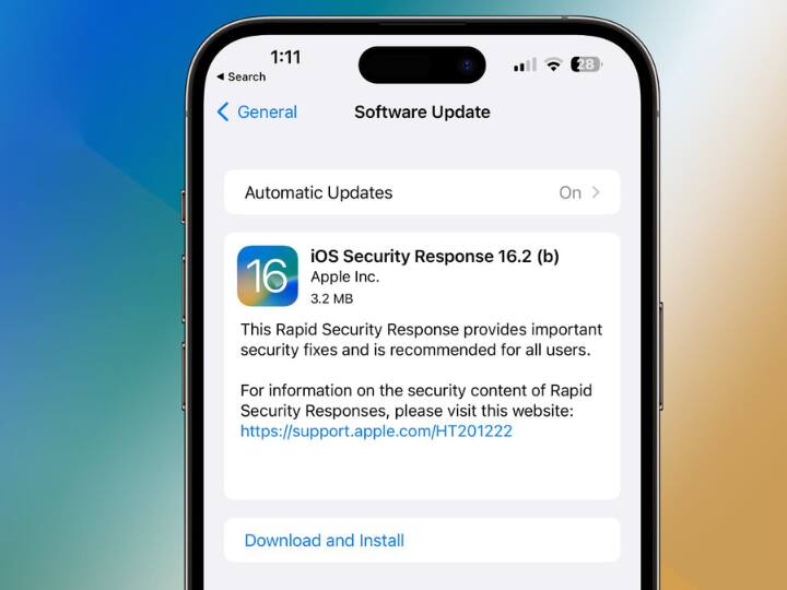 Apple Released Rapid Security response Update for iPhone Mac and iPad here is how to update Apple ने जारी किया रैपिड सिक्योरिटी रिस्पांस अपडेट, सिर्फ इन लोगों को मिलेगा