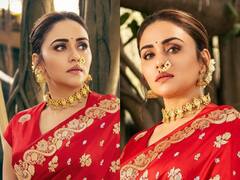 Amruta Khanvilkar: अमृता खानविलकरचा मराठमोळा अंदाज; फोटोवर खिळल्या चाहत्यांच्या नजरा