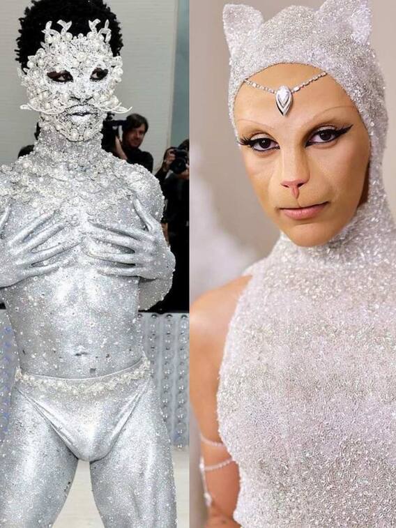 बिल्ली बनकर रेड कार्पेट पर पहुंचें सितारे, देखें मेट गाला की अतरंगी तस्वीरें