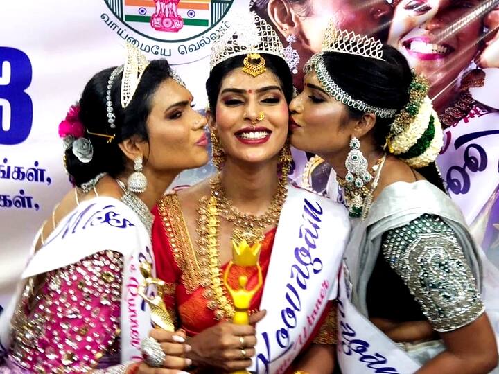 Miss Koovagam 2023 beauty pageant held in Villupuram niranjana from chennai crowned Miss Koovagam TNN Miss Koovagam 2023: விழுப்புரத்தில் களைகட்டிய மிஸ் கூவாகம் 2023 அழகிப் போட்டி - முதலிடம் பிடித்தது யார்?