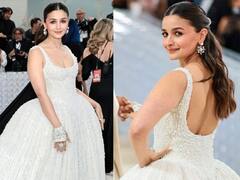 मेट गाला के रेड कारपेट पर आलिया भट्ट ने पहना 1 लाख मोतियों से बना खूबसूरत गाउन, मेड इन इंडिया ड्रेस की हुई चर्चा