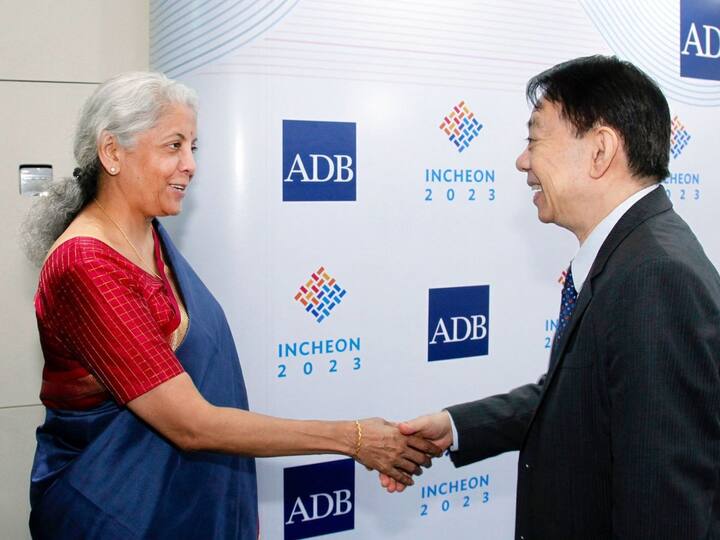 Finance Minister Nirmala Sitharaman is on a 4-day visit to South Korea starting Tuesday to attend the 56th Annual General Meeting of the Asian Development Bank