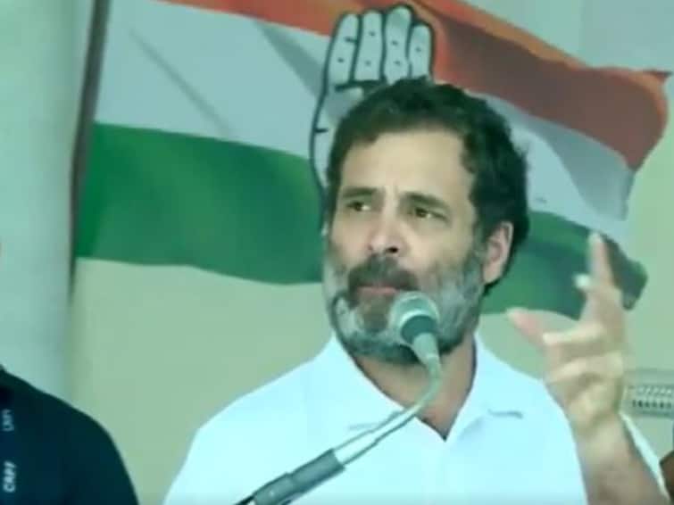 Karnataka Elections Assembly Polls BJP Is A Stolen Govt It destroyed Democracy 3 Years Back Rahul Gandhi BJP Is A Stolen Govt, It destroyed Democracy 3 Years Back: Rahul Gandhi In Karnataka