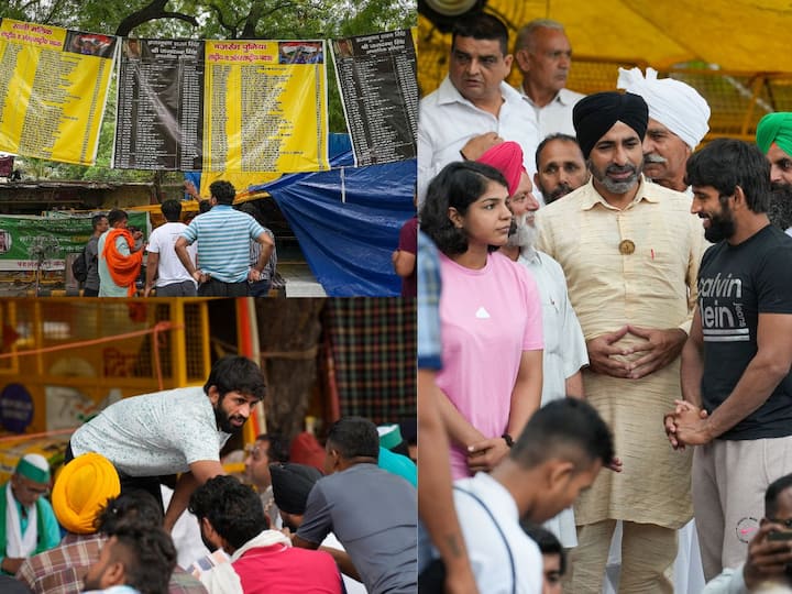 Many top wrestlers resumed their protest against WFI Chief Brij Bhushan Singh months after there was 'no action' was taken on their complaints. Here's how the protest went in last 10 days.