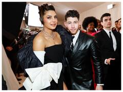 Priyanka Chopra Twins With Nick Jonas In Black And White Valentino Gown At Met Gala 2023 - See Pics