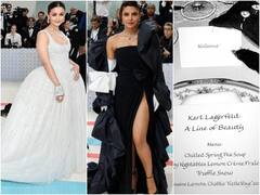 डाइट कोक से लेकर अचारी स्ट्रॉबेरी तक.. जानिए आलिया- प्रियंका सहित मेट गाला गेस्ट को डिनर में क्या किया गया था सर्व