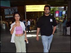 सनी सिंह के साथ एयपोर्ट पर स्पॉट हुईं Avneet Kaur, व्हाइट शर्ट के साथ क्रॉप टॉप में लगीं स्टाइलिश