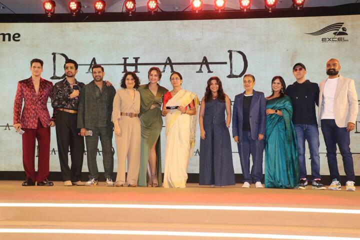 'Dahaad' is an eight-part crime drama that follows sub-inspector Anjali Bhaati and her colleagues in a small-town police station. The series will drop on Prime Video on May 12. (All Image: Manav Manglani).