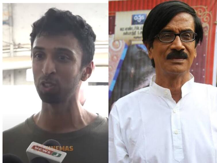 actor director manobala's son  asks the press to support them Manobala: நீங்க எல்லாம் எங்ககூட இருக்கணும்.. மனோபாலாவின் மகன் ஹரிஷ் உருக்கம்