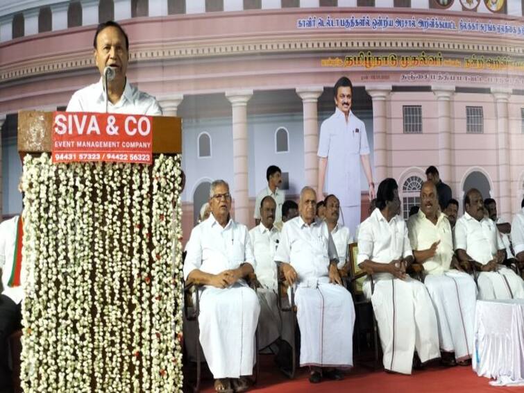 No one can touch or shake DMK TR Balu said in Thanjavur TNN திமுகவை தொட்டு பார்க்கவோ, அசைத்து பார்க்கவோ யாராலும் முடியாது - தஞ்சையில் டி.ஆர்.பாலு சூளுரை