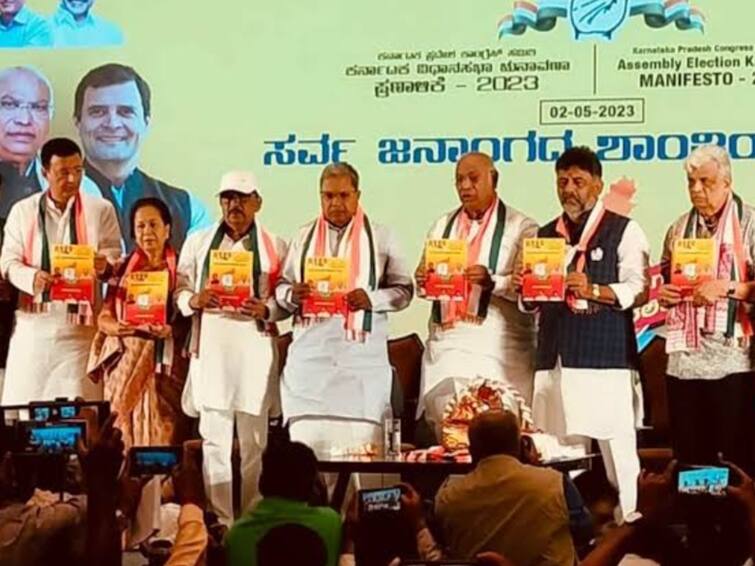 Congress Manifesto Bajrang Dal Ban Election Promises to Incite BJP Exciting announcements Congress Manifesto: பஜ்ரங் தள் தடை… பாஜகவை தூண்டும் தேர்தல் வாக்குறுதிகள்! கண்கவர் அறிவிப்புகள்!