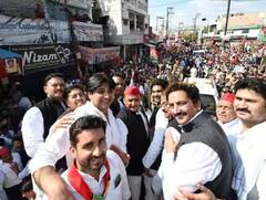 UP Nikay Chunav 2023: અખિલેશ યાદવ અને ચંદ્રશેખર આઝાદથી જયંત ચૌધરીએ બનાવ્યું અંતર, તસવીરોમાં જોવા મળ્યું નવું ગઠબંધન