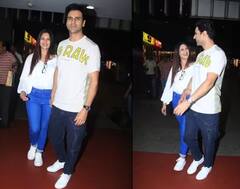 Photos: પતિ વિવેક દહિયા સાથે એરપોર્ટ પર સ્પૉટ થઇ દિવ્યાંકા ત્રિપાઠી, જુઓ કપલની સુંદર તસવીરો