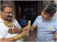Gold Kulfi: ఇండోర్ వీధుల్లో నోరూరించే బంగారు కుల్ఫీ, ధర తక్కువే