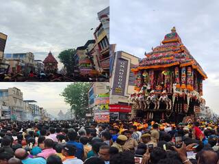 Madurai Chithirai Thiruvizha: மீனாட்சி சுந்தரேஸ்வரர் தேரோட்டம்  கோலாகலம் ; மலையை விட்டு நகருக்குள் வரும் கள்ளழகர்