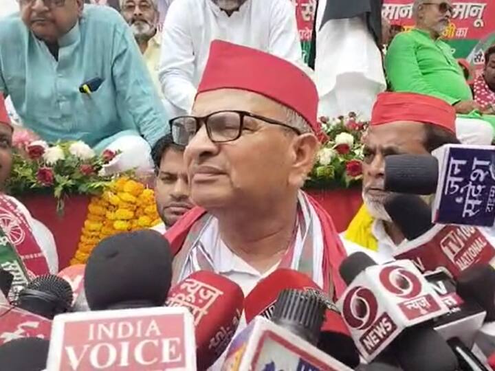 UP Nagar Nikay Chunav 2023 SP leader Naresh Uttam Patel in Sultanpur says people are angry with BJP ANN UP Nikay Chunav: सपा प्रदेश अध्यक्ष के सुल्तानपुर कार्यक्रम में नहीं जुटी भीड़, जानिए BJP पर क्या बोले नरेश उत्तम पटेल