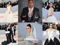 MetGala2023: இந்த டிரெஸ் எல்லாம் எங்க சார் வாங்குறாங்க.....செலிப்ரிட்டீஸ் அணிந்து வந்த காஸ்டியூம்