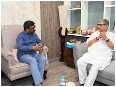 बीजेपी के खिलाफ विपक्षी मोर्चा हो रहा है मजबूत, सीएम हेमंत सोरेन से मिलने पहुंचे ललन सिंह