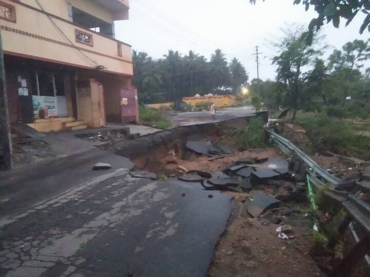 கோவையில் கனமழையால் வெள்ளத்தில் அடித்துச் செல்லப்பட்ட தரைப்பாலம் - போக்குவரத்து பாதிப்பு