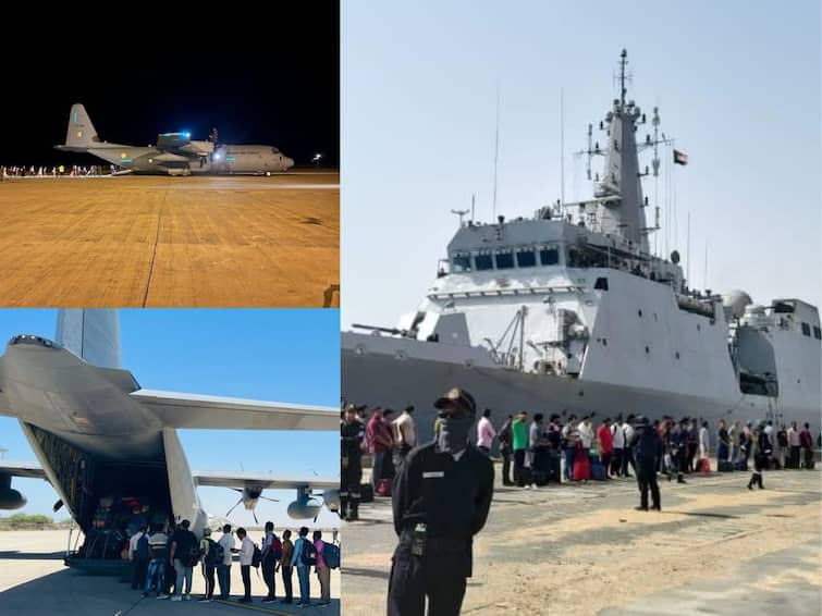 Operation Kaveri: 8 Days, 13 Aircraft And 5 Naval Ships. A Look At India's Massive Evacuation Mission In Sudan Op Kaveri: 8 Days, 13 Aircraft And 5 Naval Ships. A Look At India's Massive Evacuation Mission In Sudan