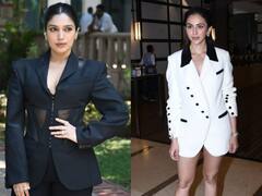 बॉसी लुक में स्पॉट हुई Bhumi Pednekar, व्हाइट ब्लेजर ड्रेस में रकुल प्रीत सिंह ने ढाया कहर, देखें तस्वीरें