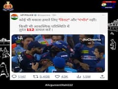 UP Police Comes Up With Witty Post After Kohli-Gambhir Face-Off, Tweet Goes Viral