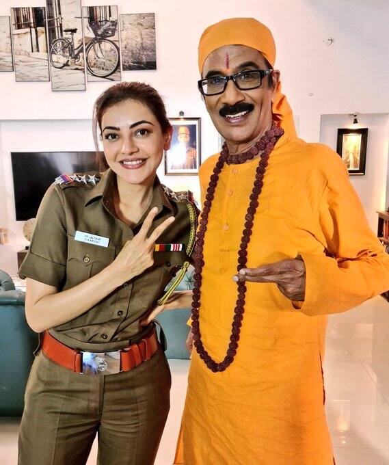 காஜல் அகர்வாலுடன் மனோபாலா