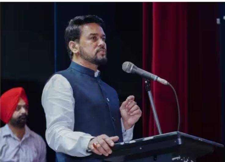 central minister anurag thakur targeted cm bhagwant mann aam aadmi party in jalandhar Jalandhar Bypoll: 