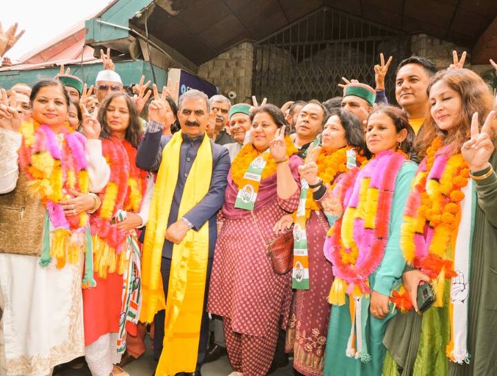 Shimla Nagar Nigam Chunav Results Huge majority for Congress, CM Sukhwinder Singh Sukhu passed the first test ANN Shimla Nagar Nigam Chunav Results: नगर निगम शिमला चुनाव में कांग्रेस को प्रचंड बहुमत, पहली अग्निपरीक्षा में पास हुए CM सुक्खू