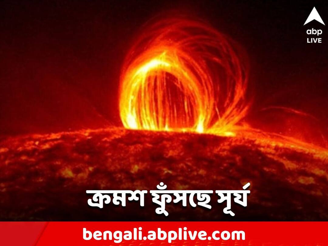 Solar Storm: ফুঁসছে সূর্য, ক্রমশ বাড়ছে অনলশিখা! জানেন কি সৌরঝড়ের কতটা প্রভাব পড়তে পারে পৃথিবীতে? Sun approaching solar maximum earlier than expected, more eruptions likely Solar Storm: ফুঁসছে সূর্য, ক্রমশ বাড়ছে অনলশিখা! জানেন কি সৌরঝড়ের কতটা প্রভাব পড়তে পারে পৃথিবীতে?