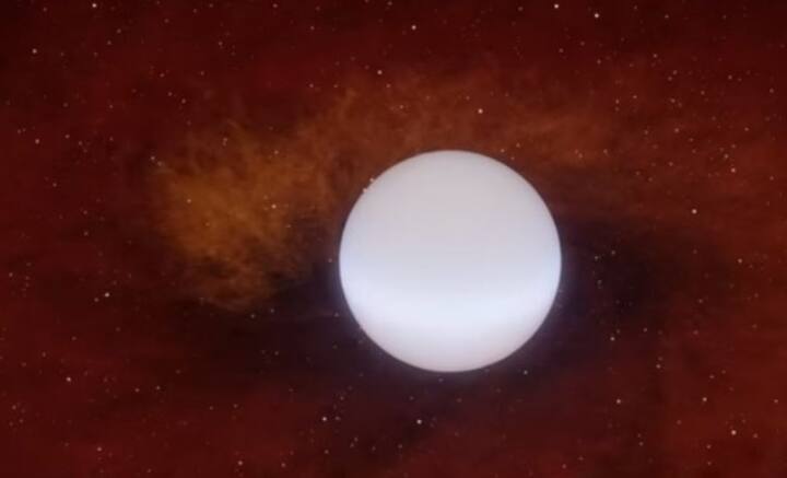 এ ভাবে চলতে চলতে একসময় গ্রহটি একেবারে নক্ষত্রটির গায়ে গায়ে এসে পড়ে। তার পর হঠাৎই নক্ষত্রটির গর্ভে হারিয়ে যায় গ্রহটি। অবশিষ্ট হিসেবে শুধু পড়ে থাকতে দেখা যায় ধুলো।