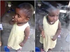 पहले बीड़ी जलाई और फिर उसके कस मारते नजर आई छोटी सी बच्ची, वीडियो वायरल